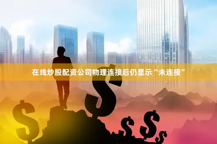 在线炒股配资公司物理连接后仍显示“未连接”