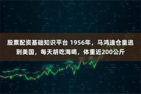 股票配资基础知识平台 1956年,马鸿逵仓皇逃到美国,每天胡吃海喝,体重近200公斤