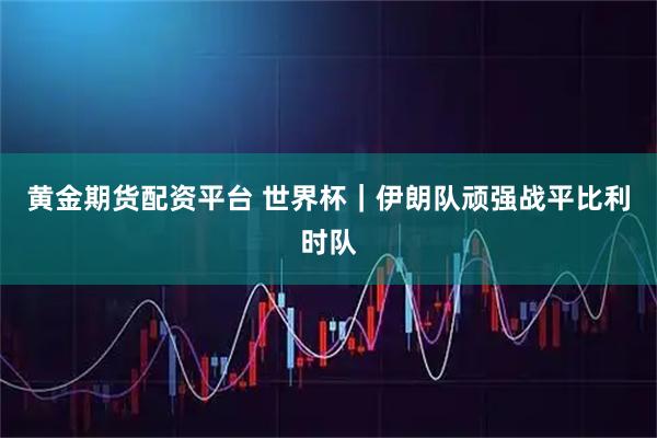 黄金期货配资平台 世界杯｜伊朗队顽强战平比利时队
